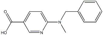 6-[benzyl(methyl)amino]pyridine-3-carboxylic acid