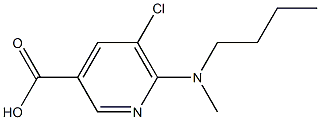 6-[butyl(methyl)amino]-5-chloropyridine-3-carboxylic acid