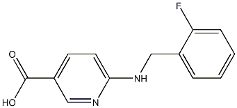  6-{[(2-fluorophenyl)methyl]amino}pyridine-3-carboxylic acid