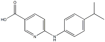 6-{[4-(propan-2-yl)phenyl]amino}pyridine-3-carboxylic acid|