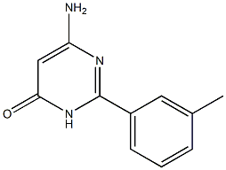 6-amino-2-(3-methylphenyl)-3,4-dihydropyrimidin-4-one Structure