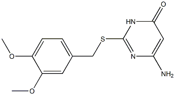 6-amino-2-{[(3,4-dimethoxyphenyl)methyl]sulfanyl}-3,4-dihydropyrimidin-4-one|