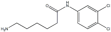 6-amino-N-(3,4-dichlorophenyl)hexanamide 结构式