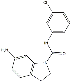  6-amino-N-(3-chlorophenyl)-2,3-dihydro-1H-indole-1-carboxamide