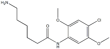 6-amino-N-(4-chloro-2,5-dimethoxyphenyl)hexanamide Structure