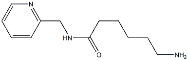 6-amino-N-(pyridin-2-ylmethyl)hexanamide,,结构式