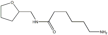 6-amino-N-(tetrahydrofuran-2-ylmethyl)hexanamide,,结构式