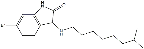 6-bromo-3-[(7-methyloctyl)amino]-2,3-dihydro-1H-indol-2-one