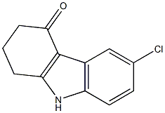 6-chloro-2,3,4,9-tetrahydro-1H-carbazol-4-one,,结构式