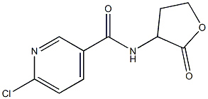 6-chloro-N-(2-oxooxolan-3-yl)pyridine-3-carboxamide Structure