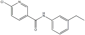 6-chloro-N-(3-ethylphenyl)pyridine-3-carboxamide