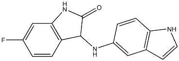 6-fluoro-3-(1H-indol-5-ylamino)-2,3-dihydro-1H-indol-2-one Structure