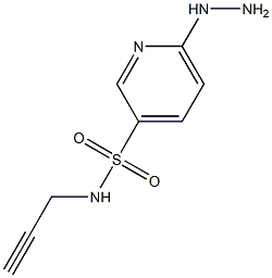 6-hydrazinyl-N-(prop-2-yn-1-yl)pyridine-3-sulfonamide Structure