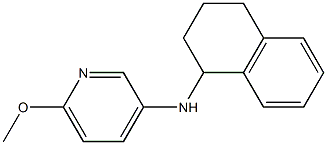 6-methoxy-N-(1,2,3,4-tetrahydronaphthalen-1-yl)pyridin-3-amine Structure