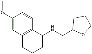6-methoxy-N-(oxolan-2-ylmethyl)-1,2,3,4-tetrahydronaphthalen-1-amine Structure