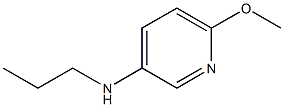 6-methoxy-N-propylpyridin-3-amine Struktur