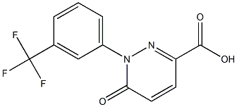 6-oxo-1-[3-(trifluoromethyl)phenyl]-1,6-dihydropyridazine-3-carboxylic acid