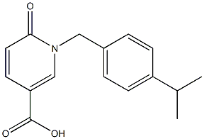 6-oxo-1-{[4-(propan-2-yl)phenyl]methyl}-1,6-dihydropyridine-3-carboxylic acid