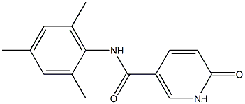 6-oxo-N-(2,4,6-trimethylphenyl)-1,6-dihydropyridine-3-carboxamide Structure