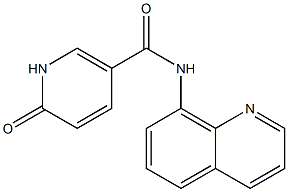 6-oxo-N-(quinolin-8-yl)-1,6-dihydropyridine-3-carboxamide Structure