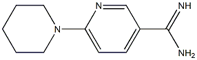 6-piperidin-1-ylpyridine-3-carboximidamide Struktur