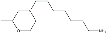 7-(2-methylmorpholin-4-yl)heptan-1-amine Struktur