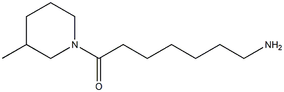7-(3-methylpiperidin-1-yl)-7-oxoheptan-1-amine Struktur