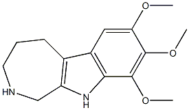 7,8,9-trimethoxy-1H,2H,3H,4H,5H,10H-azepino[3,4-b]indole Structure