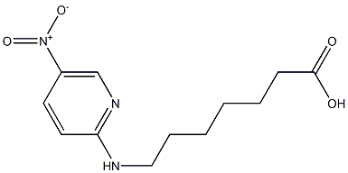 7-[(5-nitropyridin-2-yl)amino]heptanoic acid 结构式