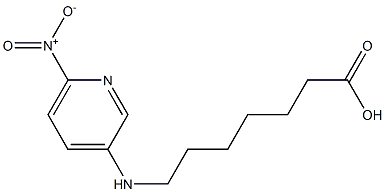 7-[(6-nitropyridin-3-yl)amino]heptanoic acid Structure