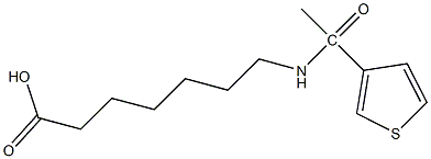 7-[1-(thiophen-3-yl)acetamido]heptanoic acid