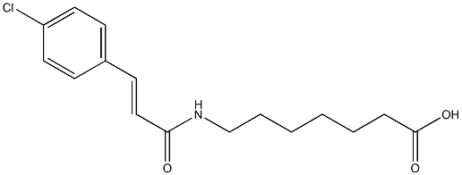 7-[3-(4-chlorophenyl)prop-2-enamido]heptanoic acid