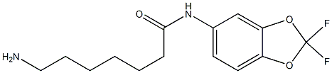 7-amino-N-(2,2-difluoro-2H-1,3-benzodioxol-5-yl)heptanamide