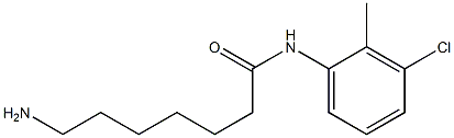 7-amino-N-(3-chloro-2-methylphenyl)heptanamide Structure