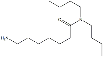 7-amino-N,N-dibutylheptanamide,,结构式