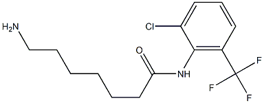 7-amino-N-[2-chloro-6-(trifluoromethyl)phenyl]heptanamide