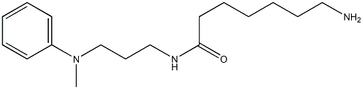 7-amino-N-{3-[methyl(phenyl)amino]propyl}heptanamide