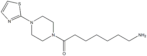 7-oxo-7-[4-(1,3-thiazol-2-yl)piperazin-1-yl]heptan-1-amine|