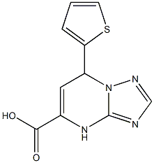 7-thien-2-yl-4,7-dihydro[1,2,4]triazolo[1,5-a]pyrimidine-5-carboxylic acid Structure