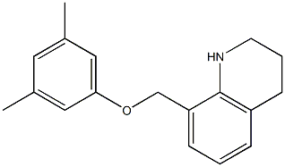 8-(3,5-dimethylphenoxymethyl)-1,2,3,4-tetrahydroquinoline Struktur