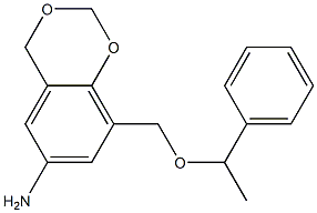 8-[(1-phenylethoxy)methyl]-2,4-dihydro-1,3-benzodioxin-6-amine Structure