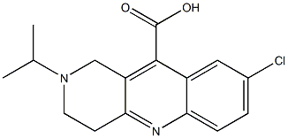 8-chloro-2-(propan-2-yl)-1H,2H,3H,4H-benzo[b]1,6-naphthyridine-10-carboxylic acid Structure