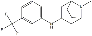 8-methyl-N-[3-(trifluoromethyl)phenyl]-8-azabicyclo[3.2.1]octan-3-amine Struktur