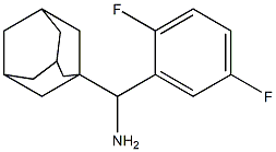 adamantan-1-yl(2,5-difluorophenyl)methanamine,,结构式