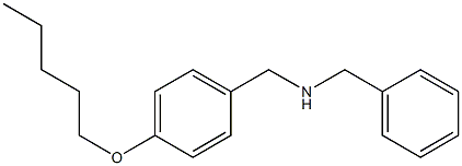 benzyl({[4-(pentyloxy)phenyl]methyl})amine Structure