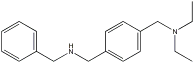benzyl({4-[(diethylamino)methyl]phenyl}methyl)amine 结构式