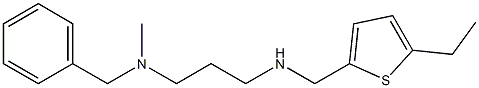 benzyl(3-{[(5-ethylthiophen-2-yl)methyl]amino}propyl)methylamine Structure
