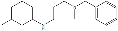 benzyl(methyl){3-[(3-methylcyclohexyl)amino]propyl}amine Struktur