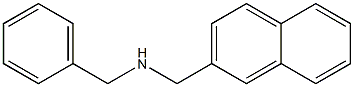 benzyl(naphthalen-2-ylmethyl)amine,,结构式