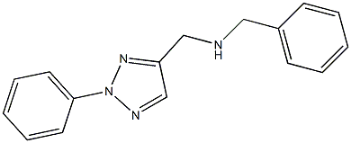 benzyl[(2-phenyl-2H-1,2,3-triazol-4-yl)methyl]amine Struktur